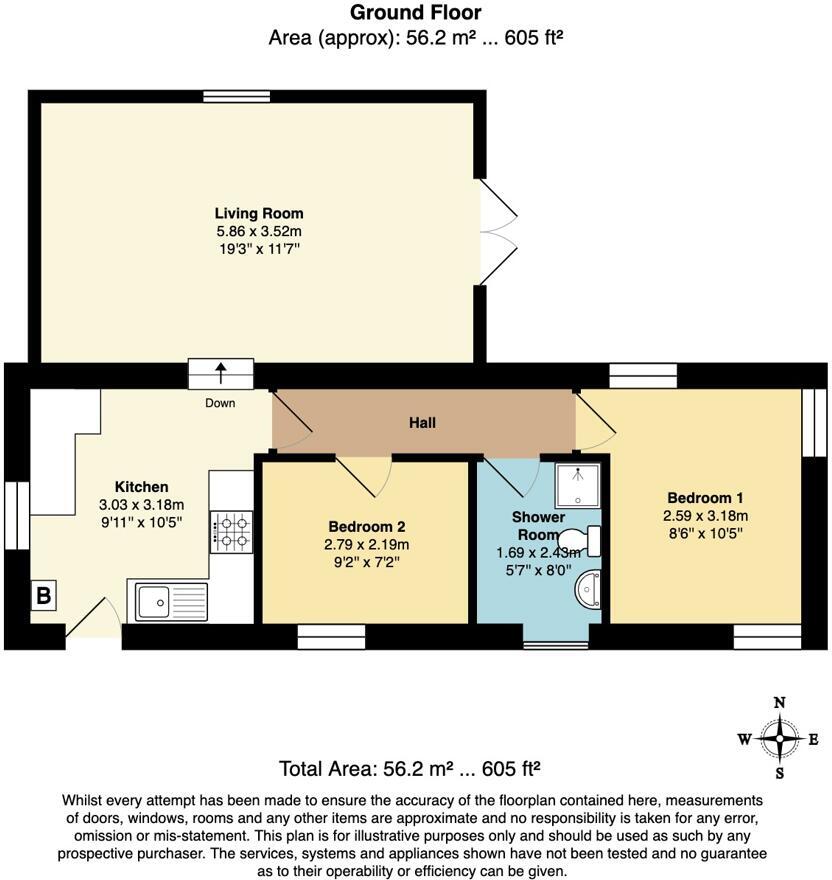 Trehaddle, Cusgarne, Truro floorplan