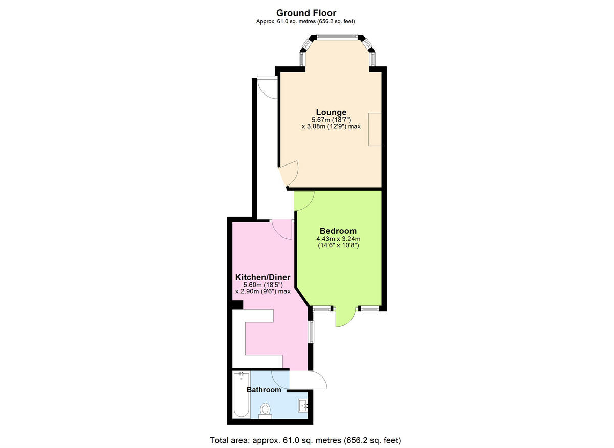 Leigh Hall Road, Leigh-on-sea, SS9 1 floorplan