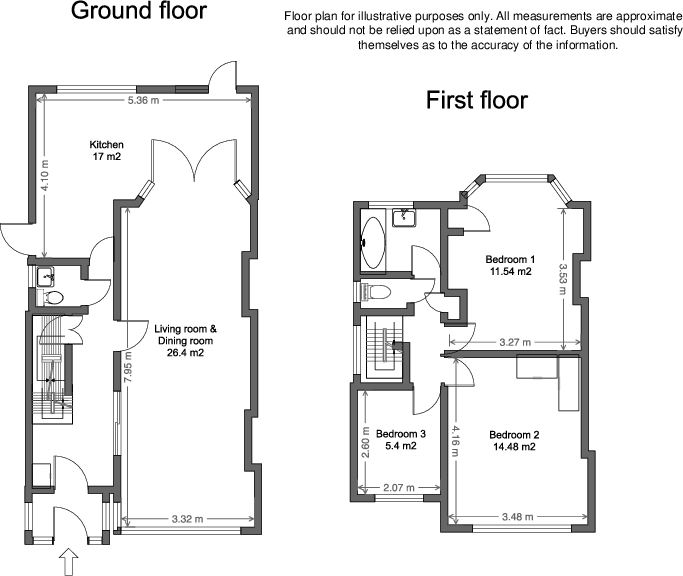 Woolacombe Road, London, SE3 floorplan