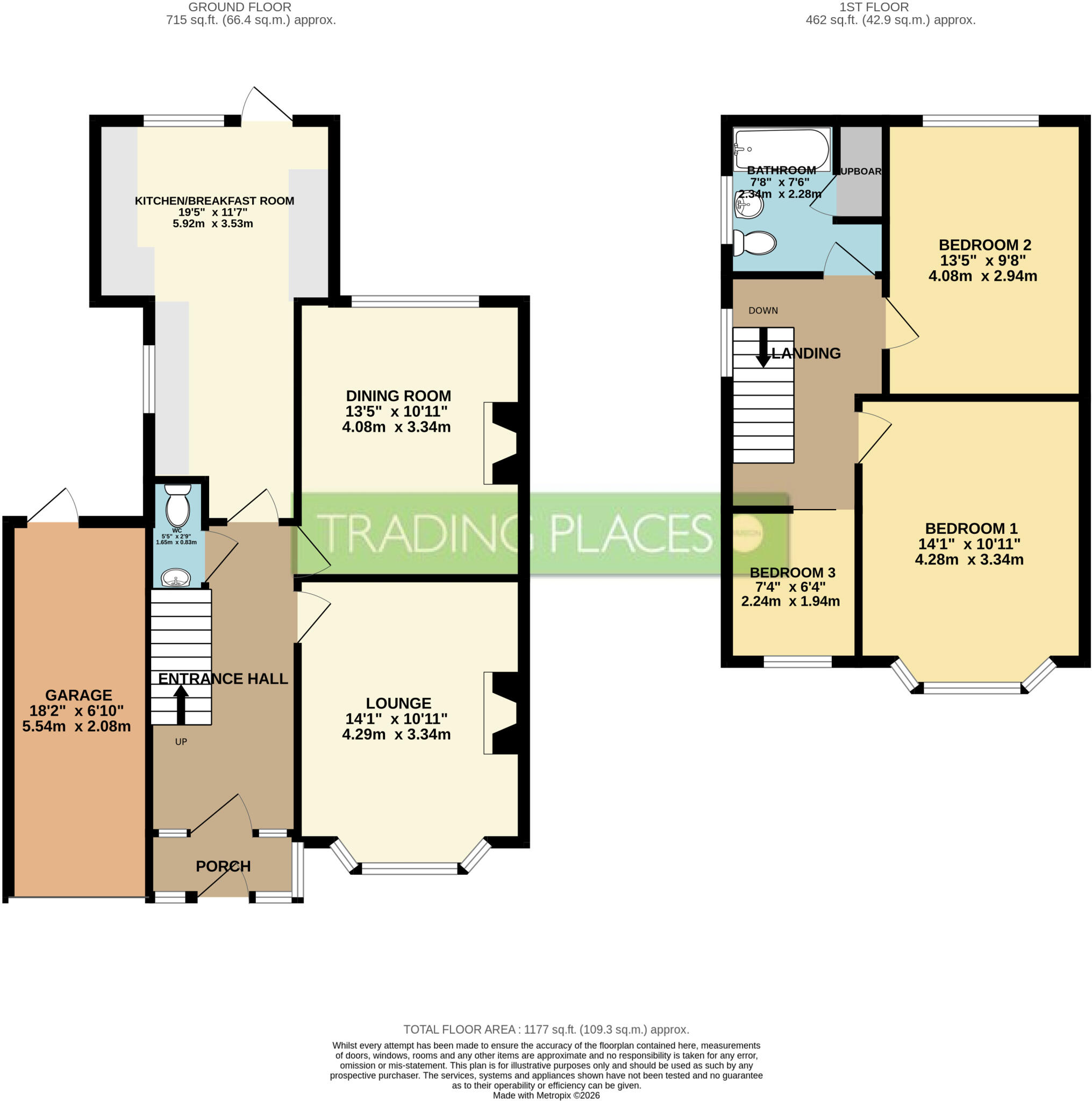 Manor Avenue, Sale, M33 floorplan