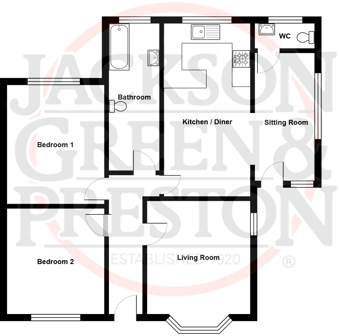 Emfield Grove, Grimsby, Lincolnshire, DN33 floorplan