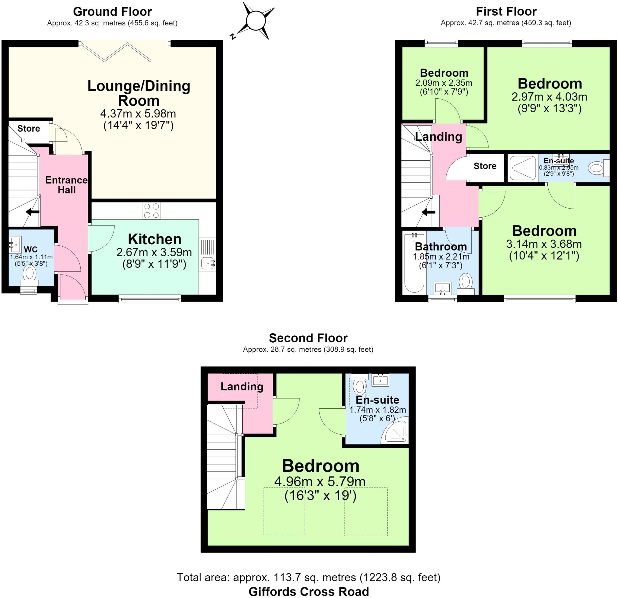 GIFFORDS CROSS ROAD, Corringham floorplan