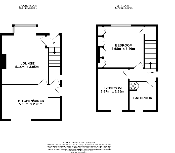 Cyprus Drive, Thackley, floorplan
