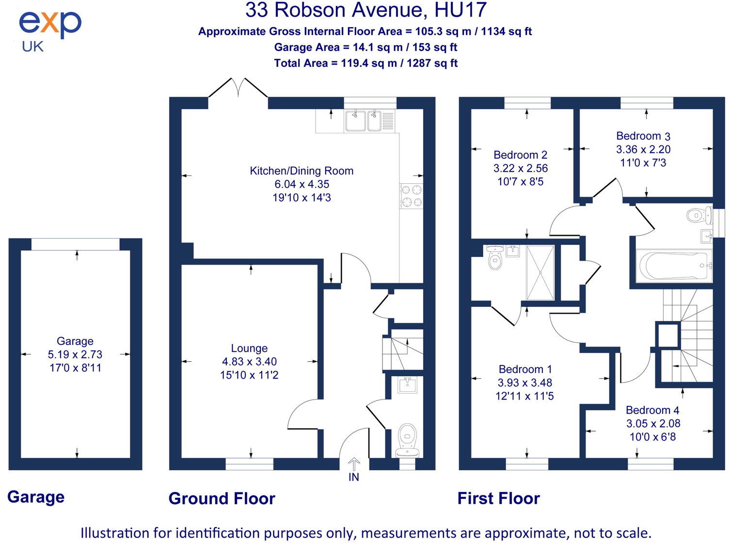 Robson Avenue, Beverley, East Riding of Yorkshire, HU17 0GX floorplan