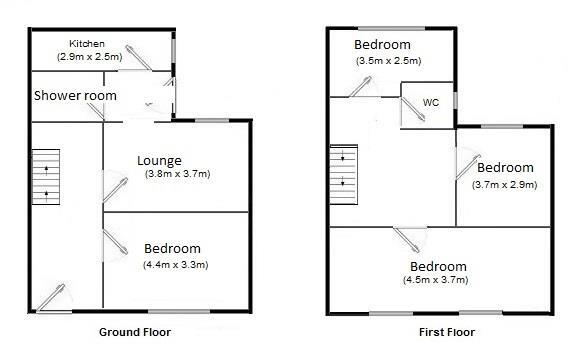 Davenport Avenue, Withington, £148pppw floorplan
