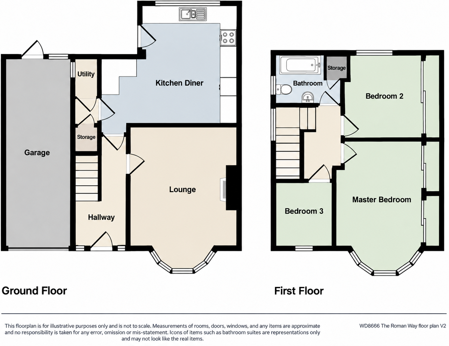 The Roman Way, West Denton, Newcastle Upon Tyne floorplan