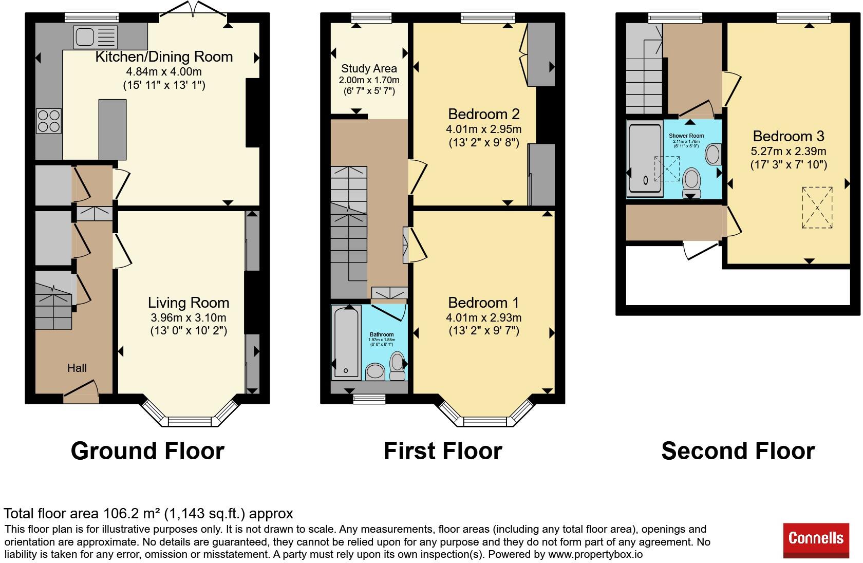 Kensal Road, Bristol floorplan