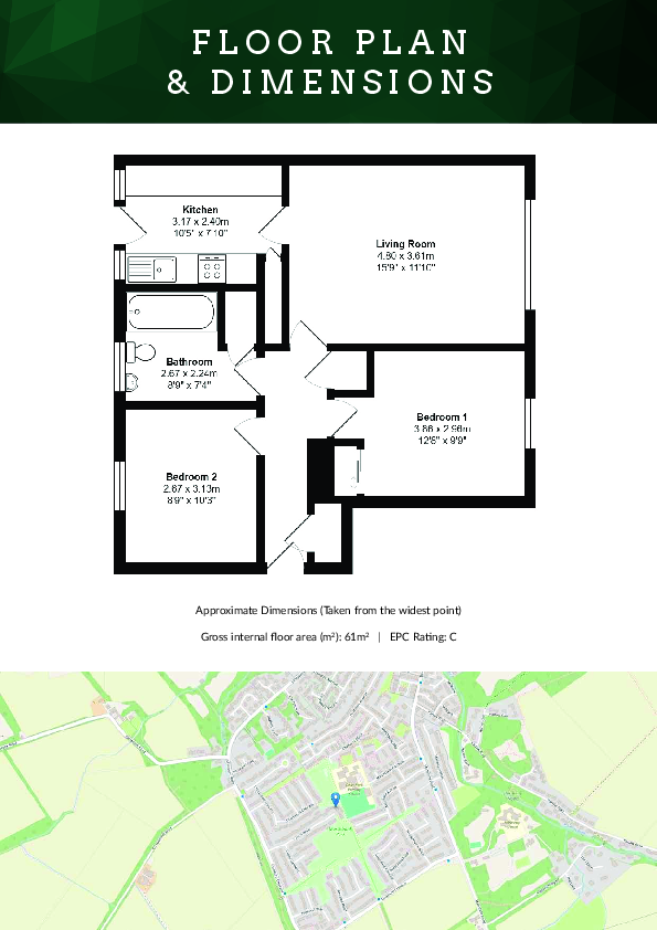 61 Cairns Drive, Balerno, Edinburgh, EH14 7HH floorplan