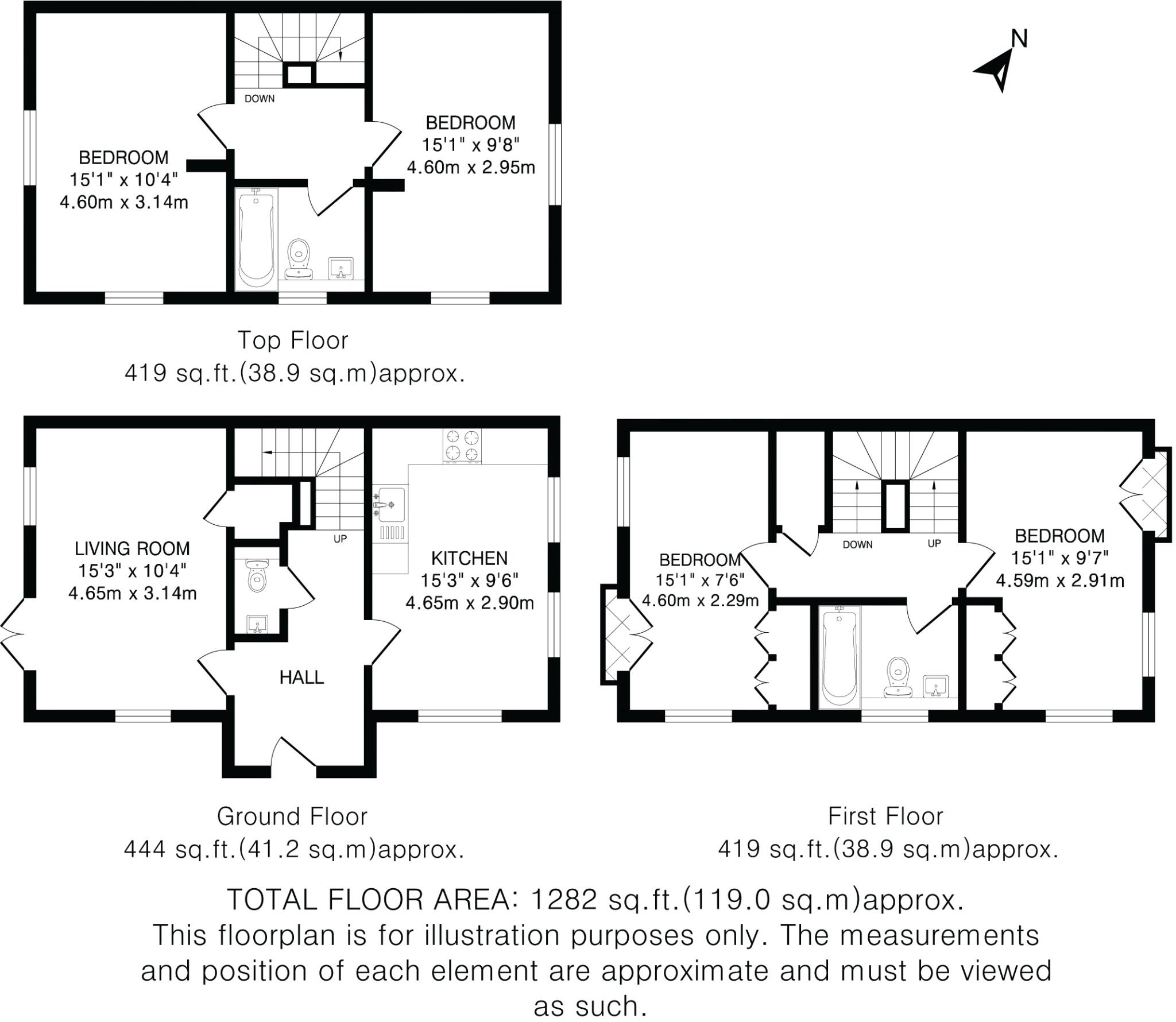 Leaside Close, Welwyn Garden City, Welwyn Garden City, AL8 floorplan