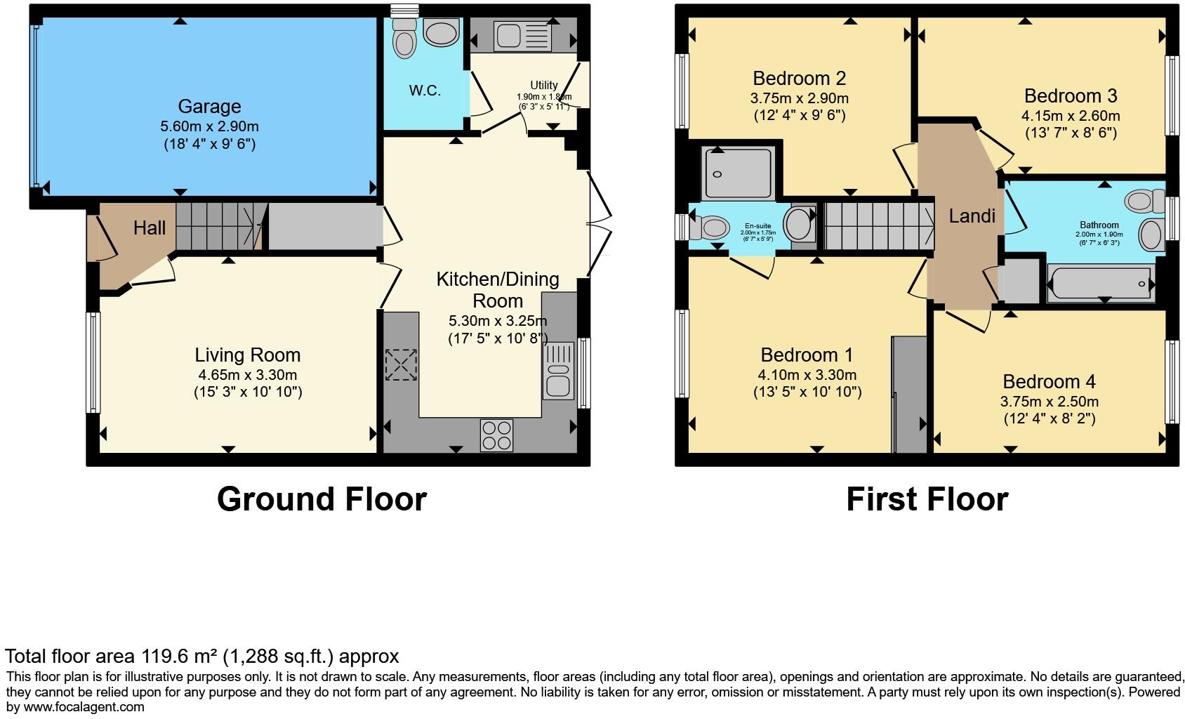Borrowby Close, Leicester, LE5 floorplan