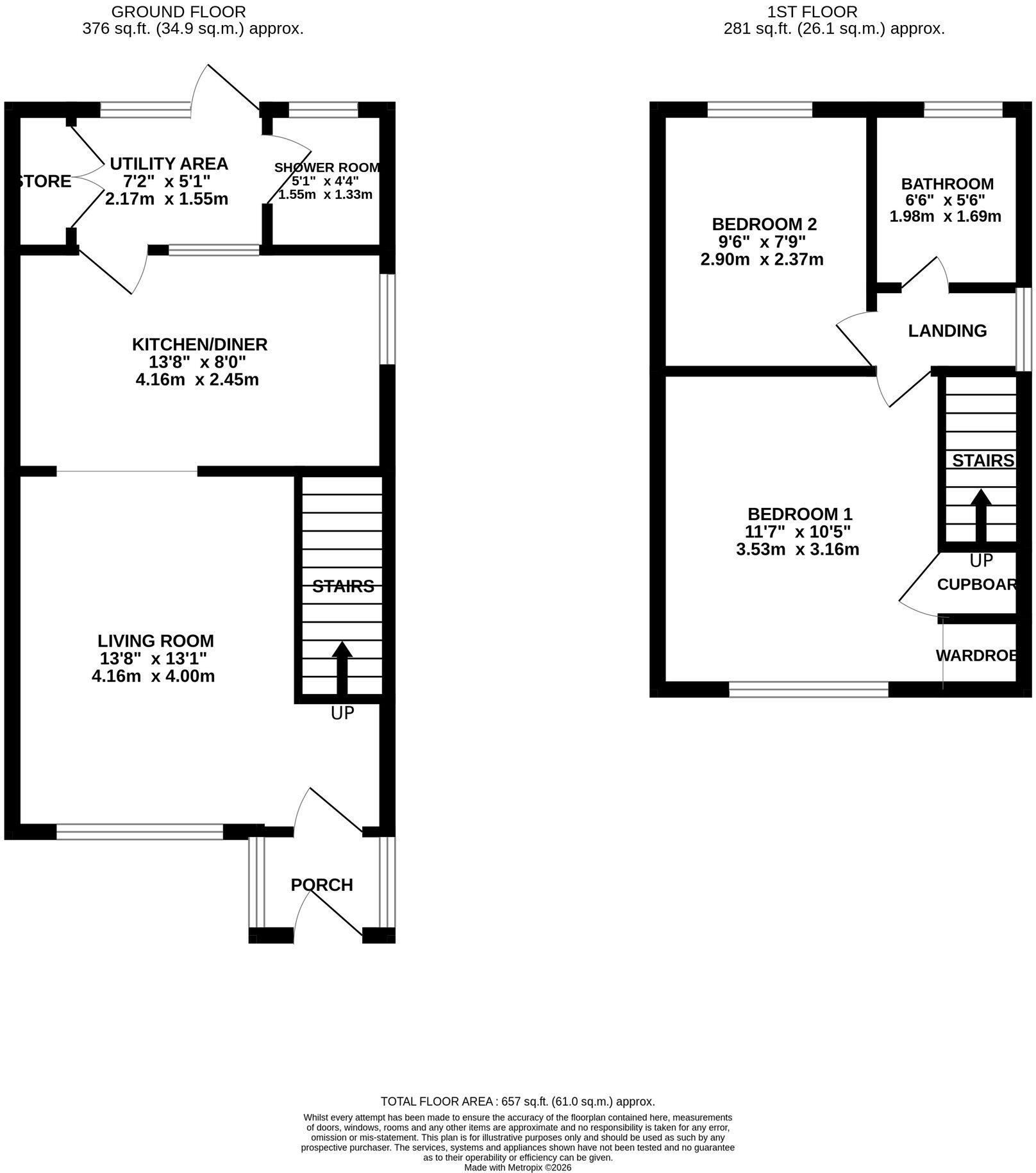 Epsom Close, Cheadle, ST10 floorplan