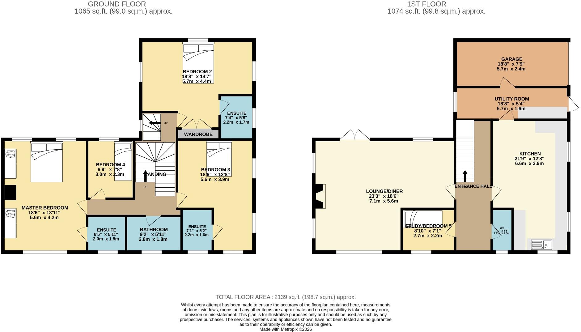 Park Common, Kenninghall, NR16 - Detached family home set over 2 1/2 acres  floorplan