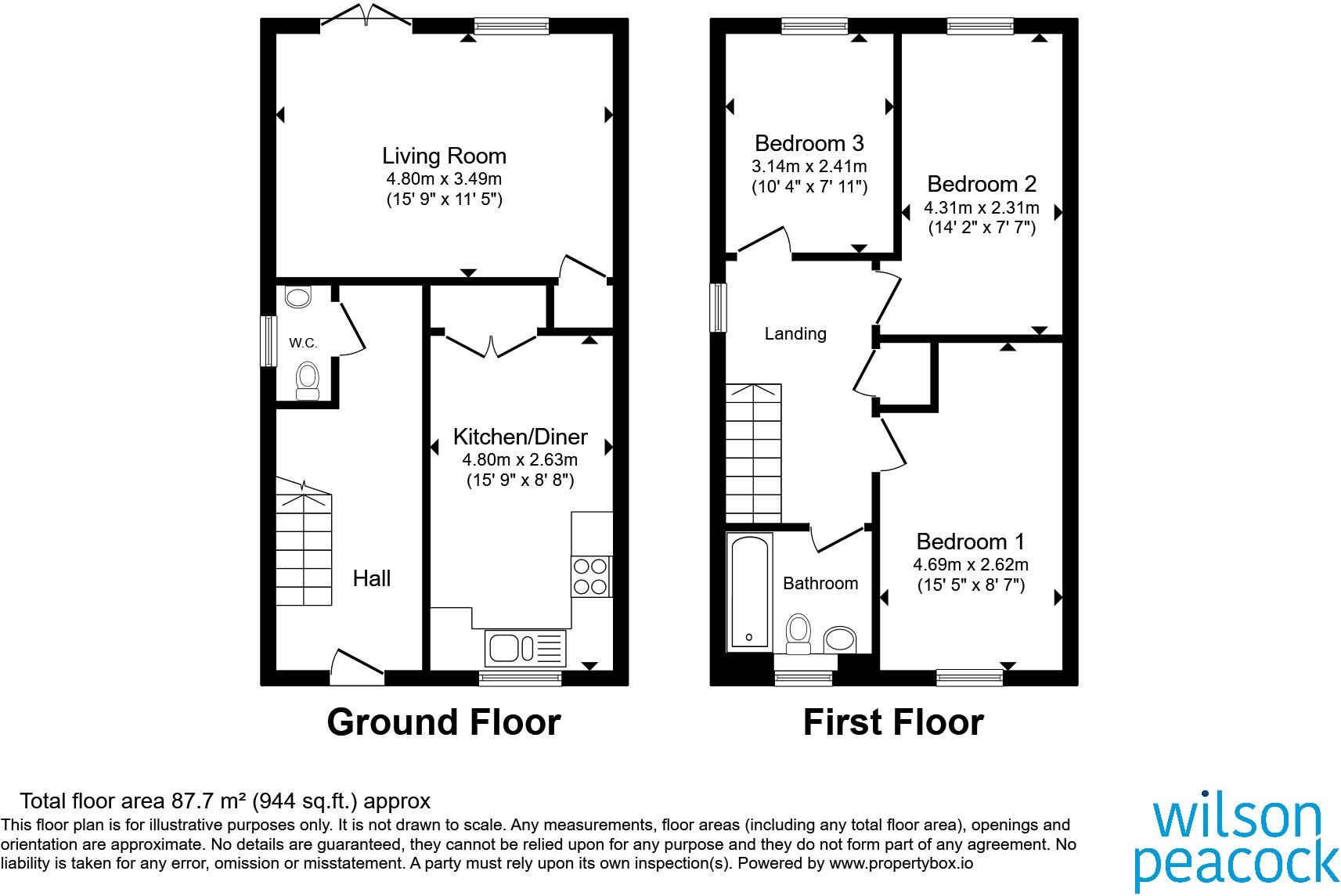 Weavers Grange, London Road, Bozeat, NN29 floorplan
