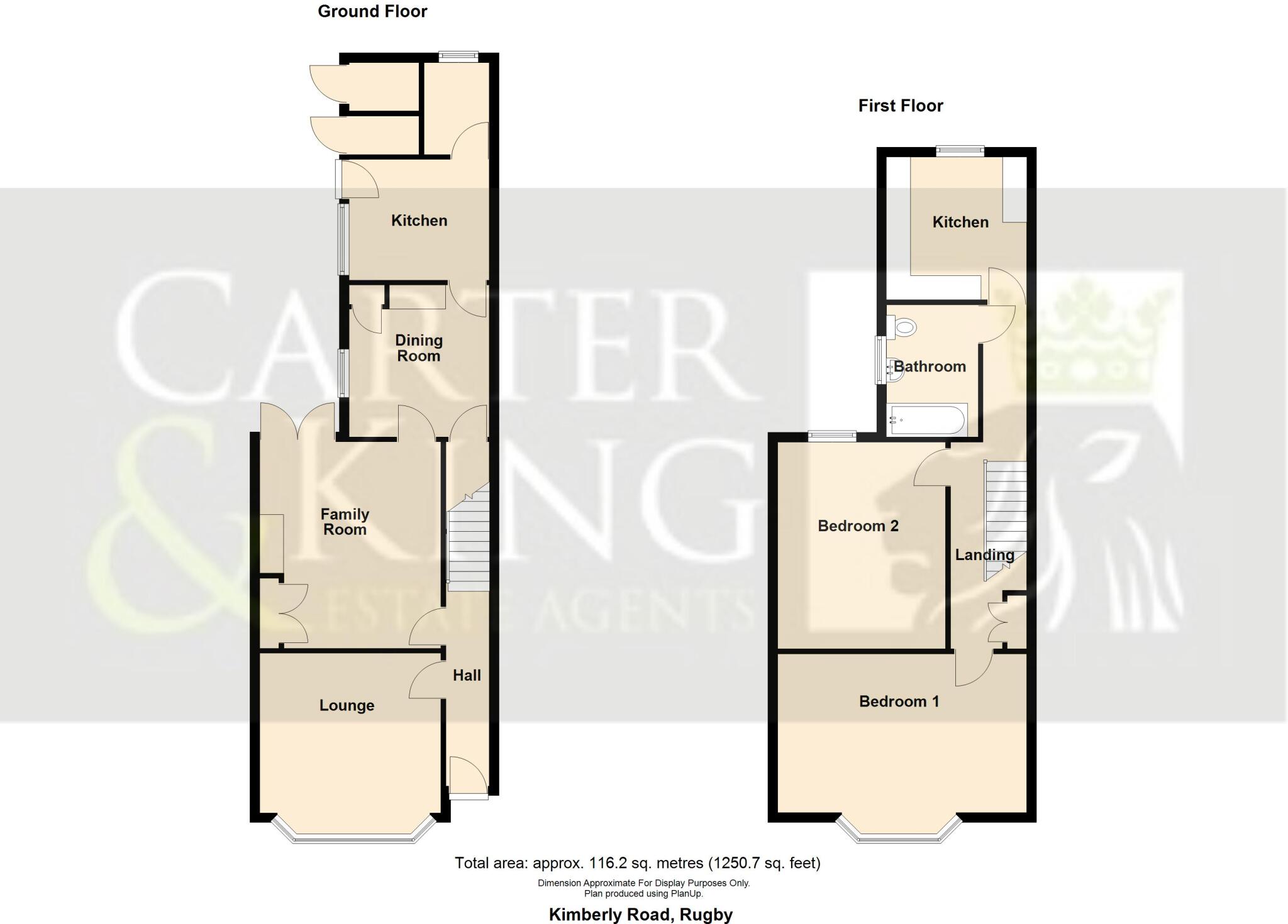 Kimberley Road, Rugby floorplan