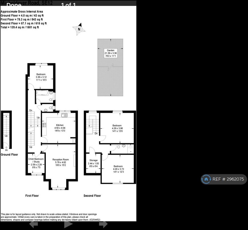 Lee, London, SE12 floorplan