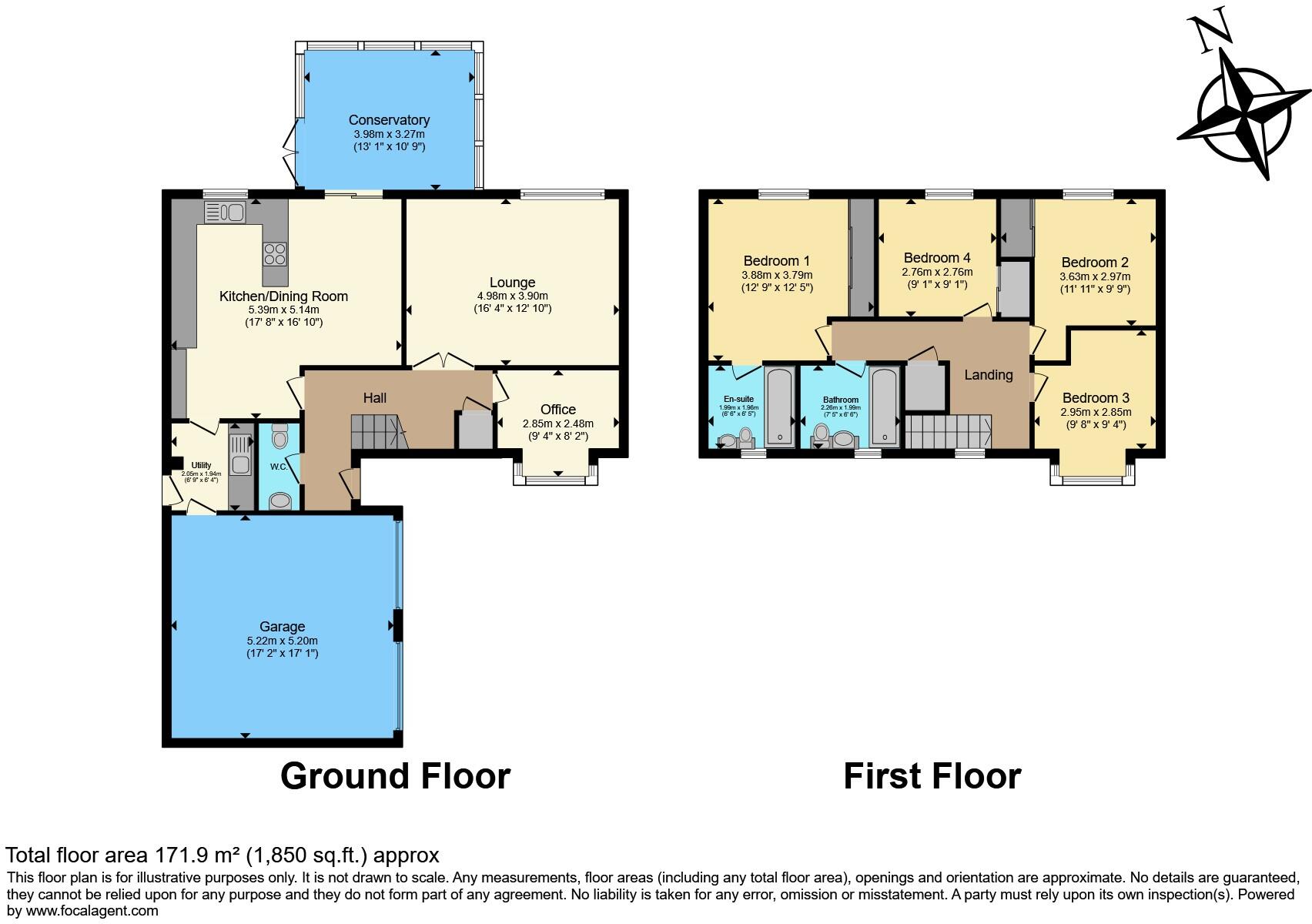 Oak Fern Drive, Glasgow, G74 floorplan