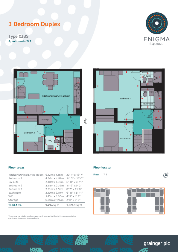 Enigma Square, Milton Keynes Milton Keynes MK9 floorplan