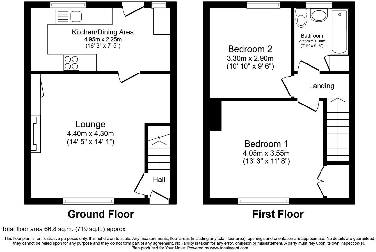 Rockwood Gardens, Greenside, Ryton, Tyne and Wear, NE40 floorplan