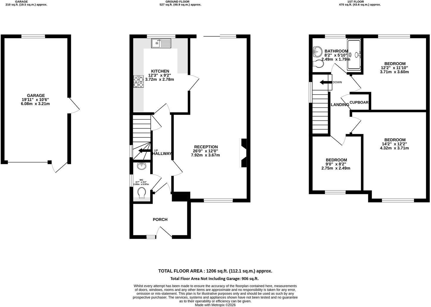 Farne Close | Henleaze floorplan