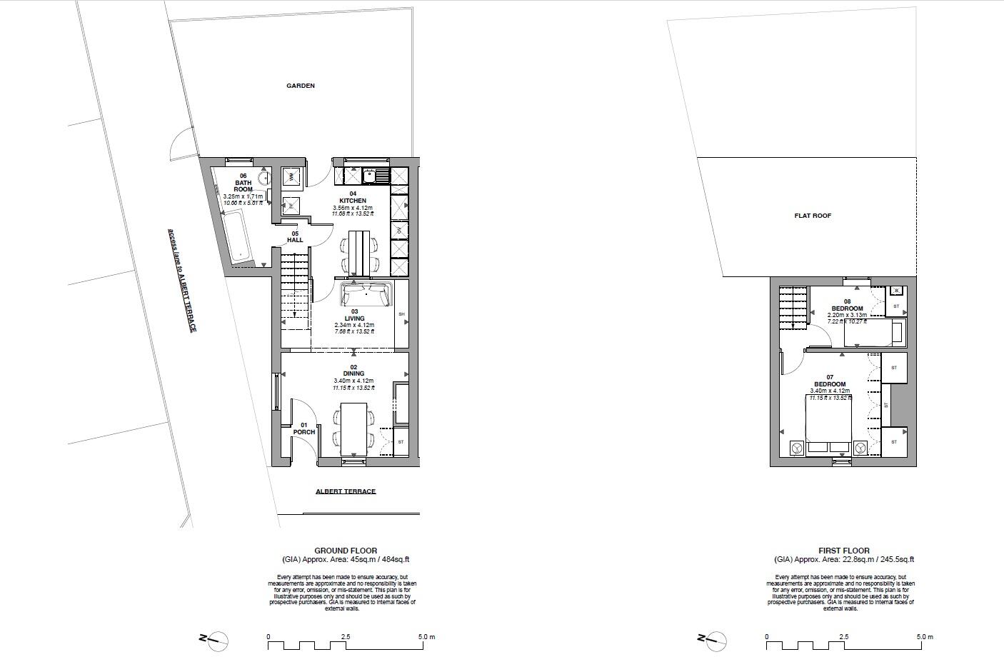 Albert Terrace, Bath floorplan