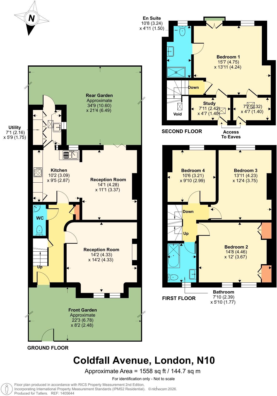 Coldfall Avenue, London, N10 floorplan