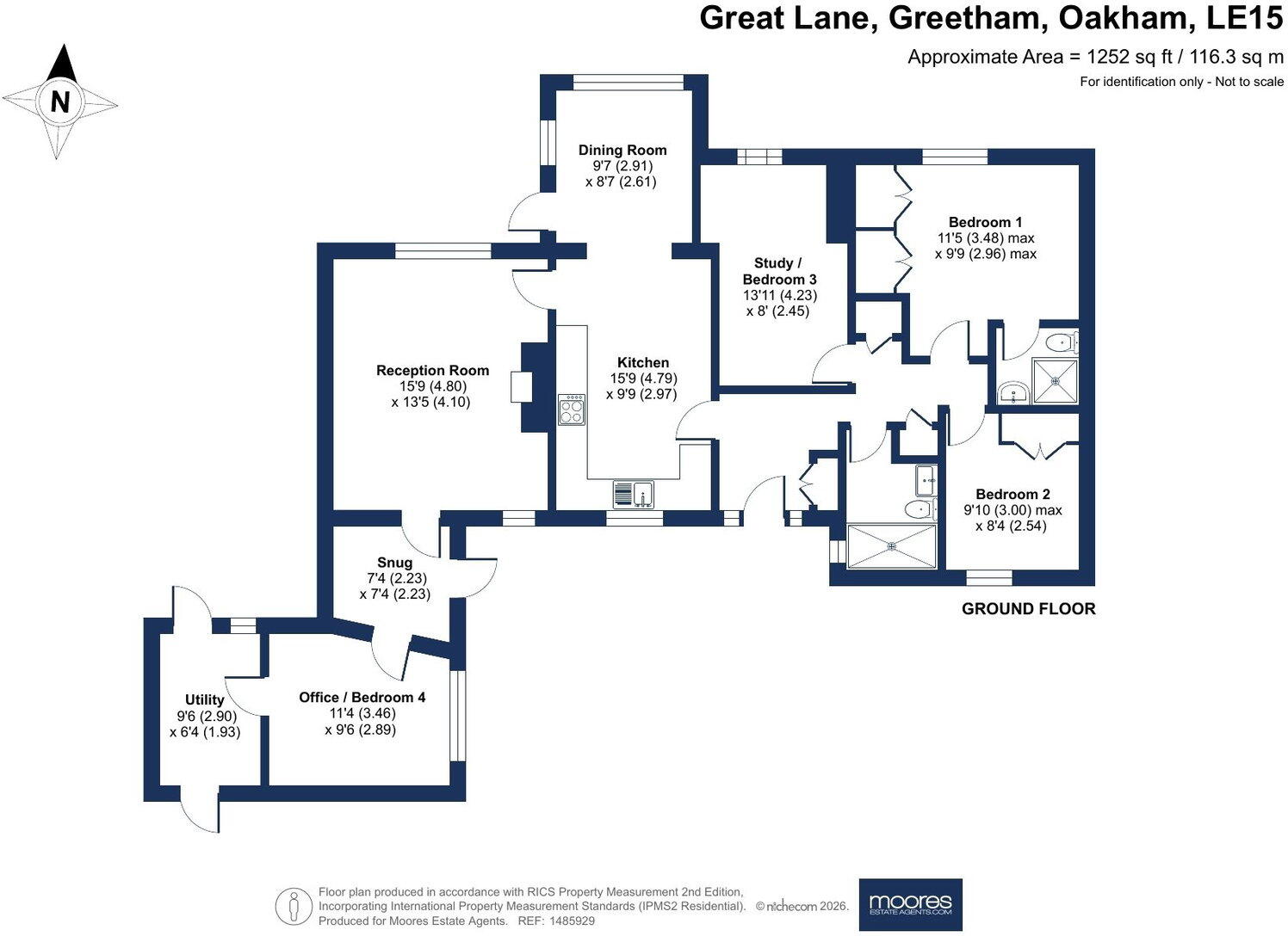 Great Lane, Greetham floorplan