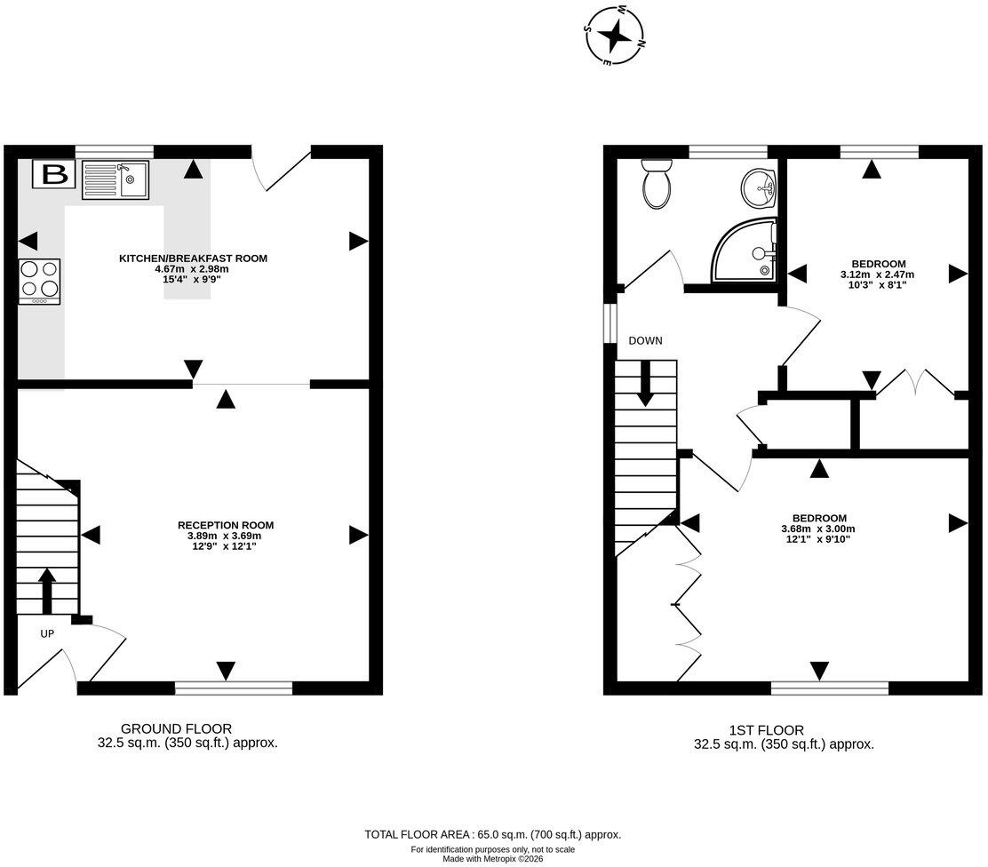 Maes Cottage Estate, Rhayader, LD6 floorplan