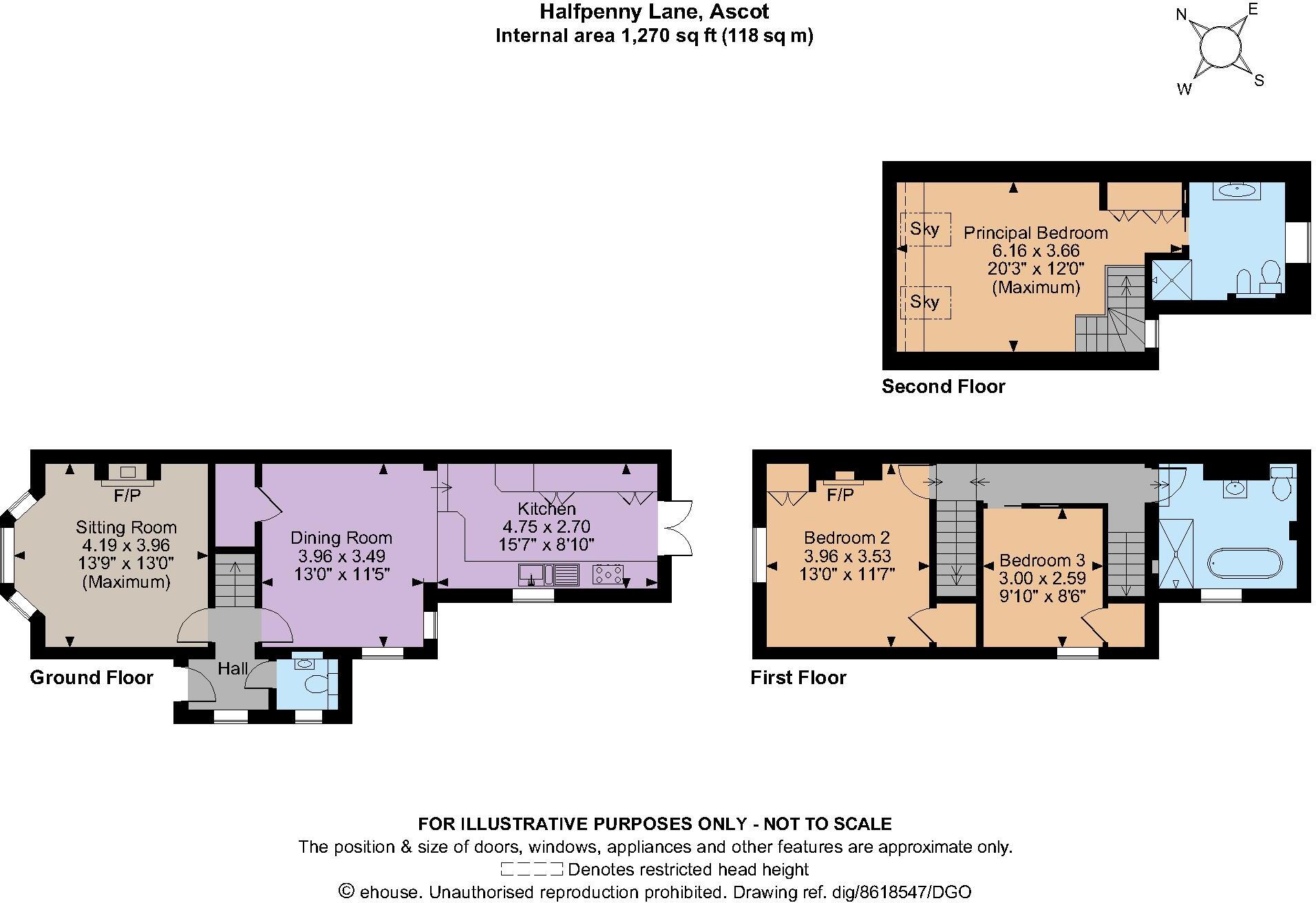51, Halfpenny Lane, Sunningdale, Berkshire floorplan
