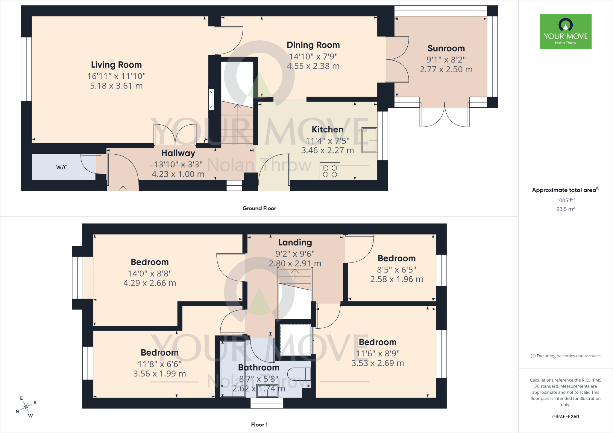 Aquitaine Close, Duston, Northampton, Northamptonshire, NN5 floorplan