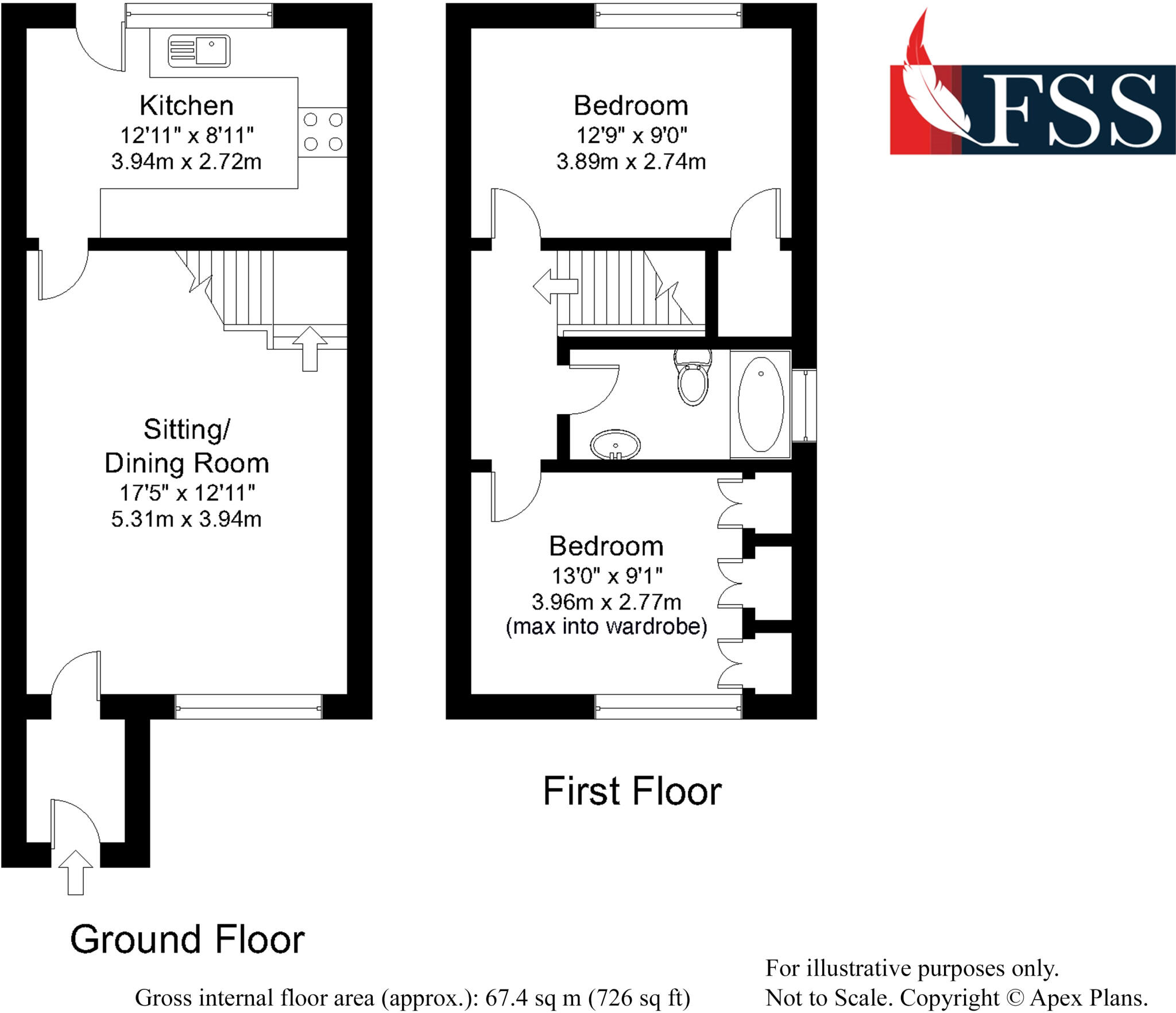 Campion Grove, Harrogate, North Yorkshire, HG3 floorplan