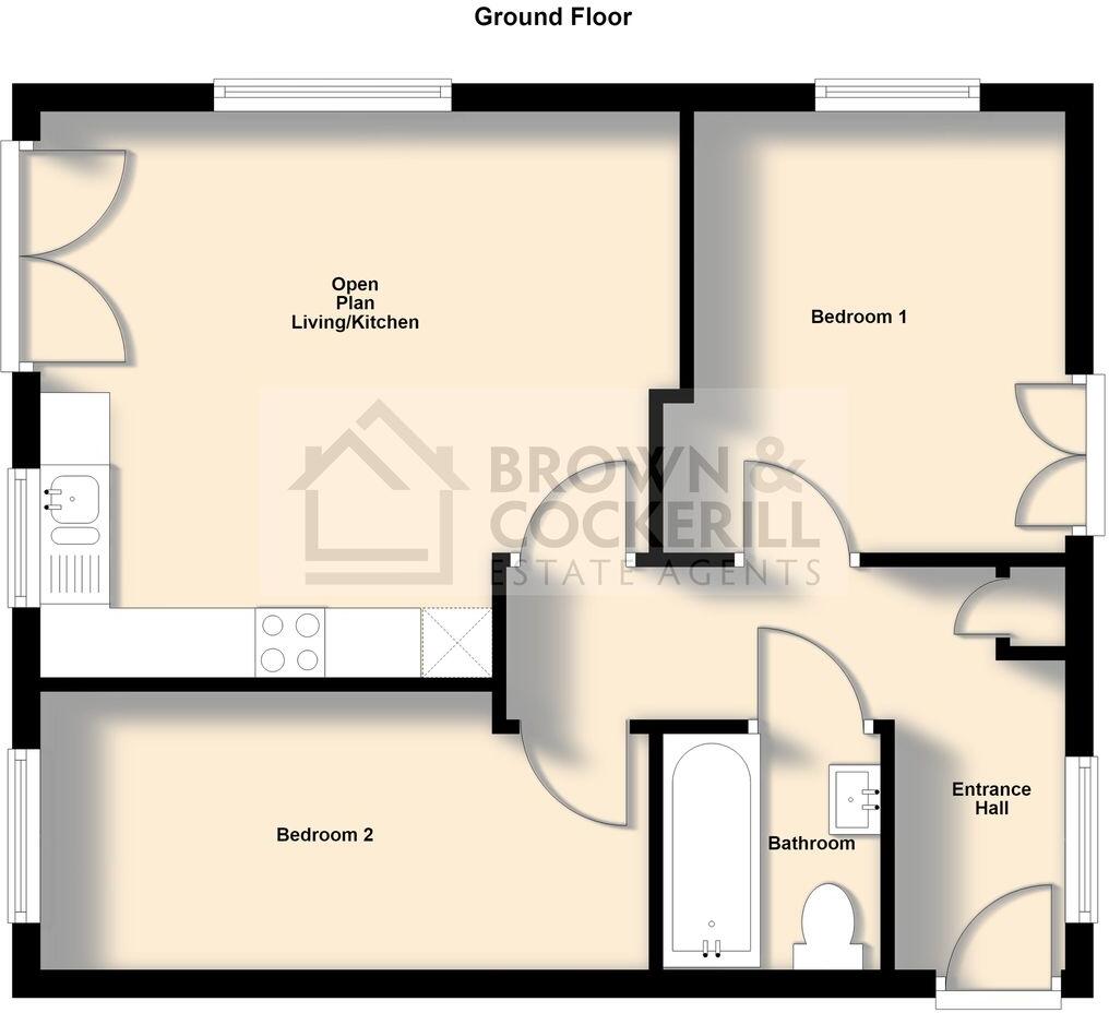 Lawford Bridge Close, Rugby, CV21 floorplan