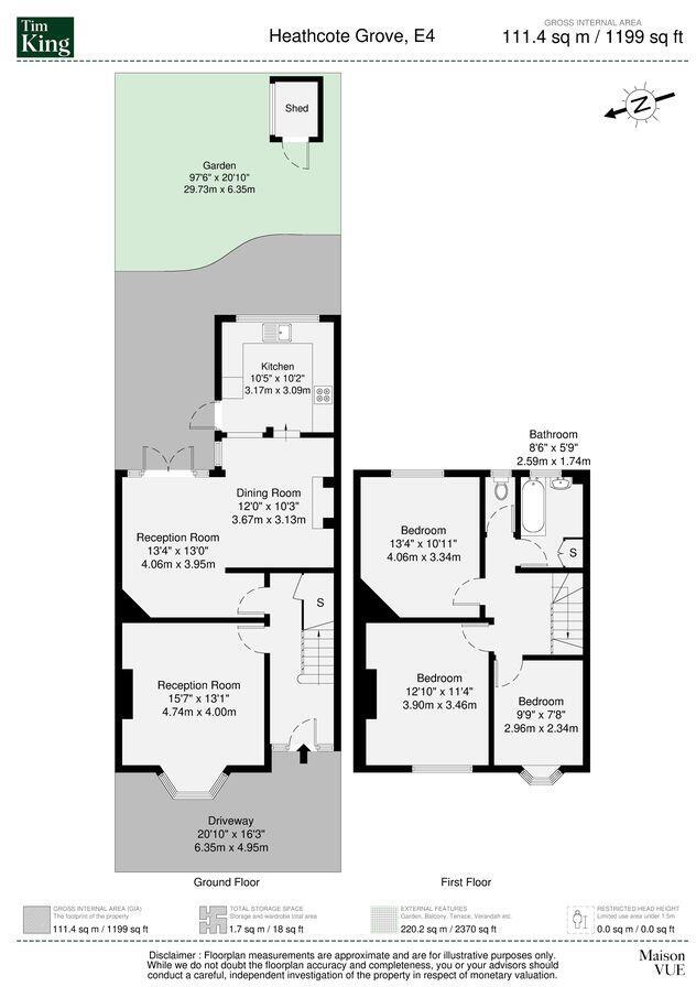 Heathcote Grove, London, E4 6RZ floorplan