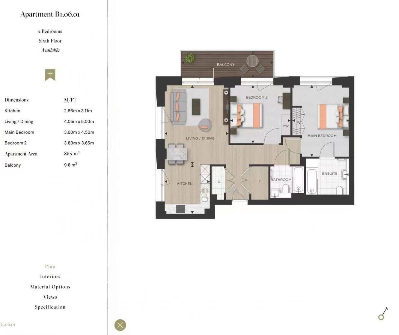 Darter House, Anax Street, N4 floorplan