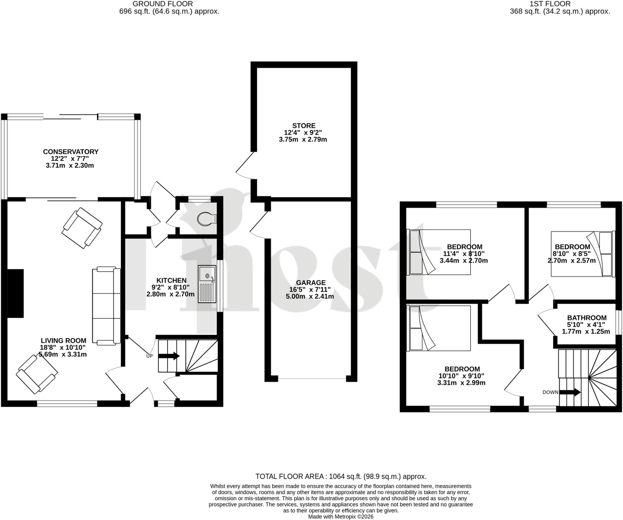 Hillcrest Road, Yeovil, Somerset floorplan