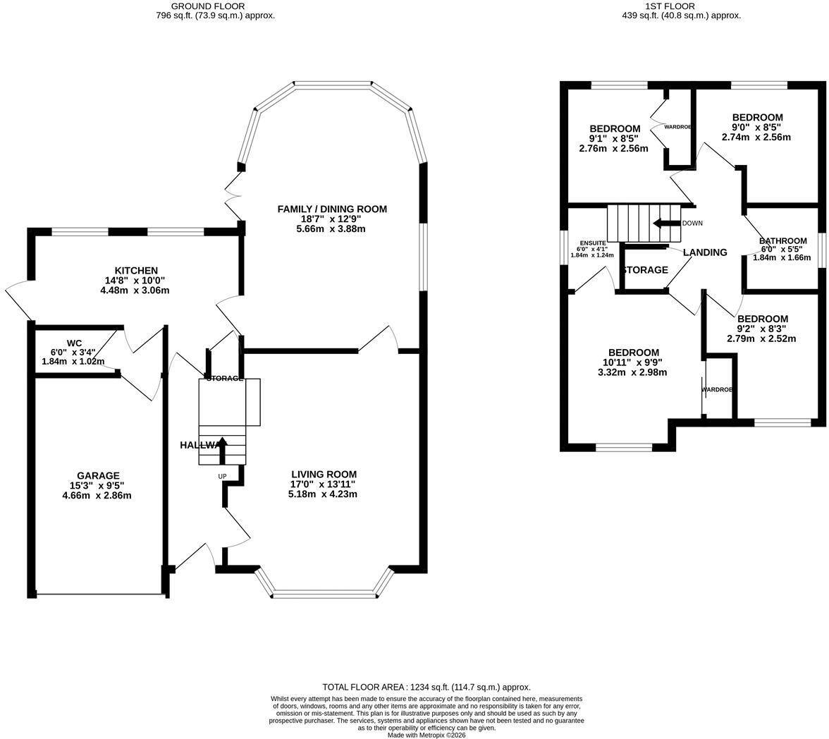Wessex Close, Kettering floorplan