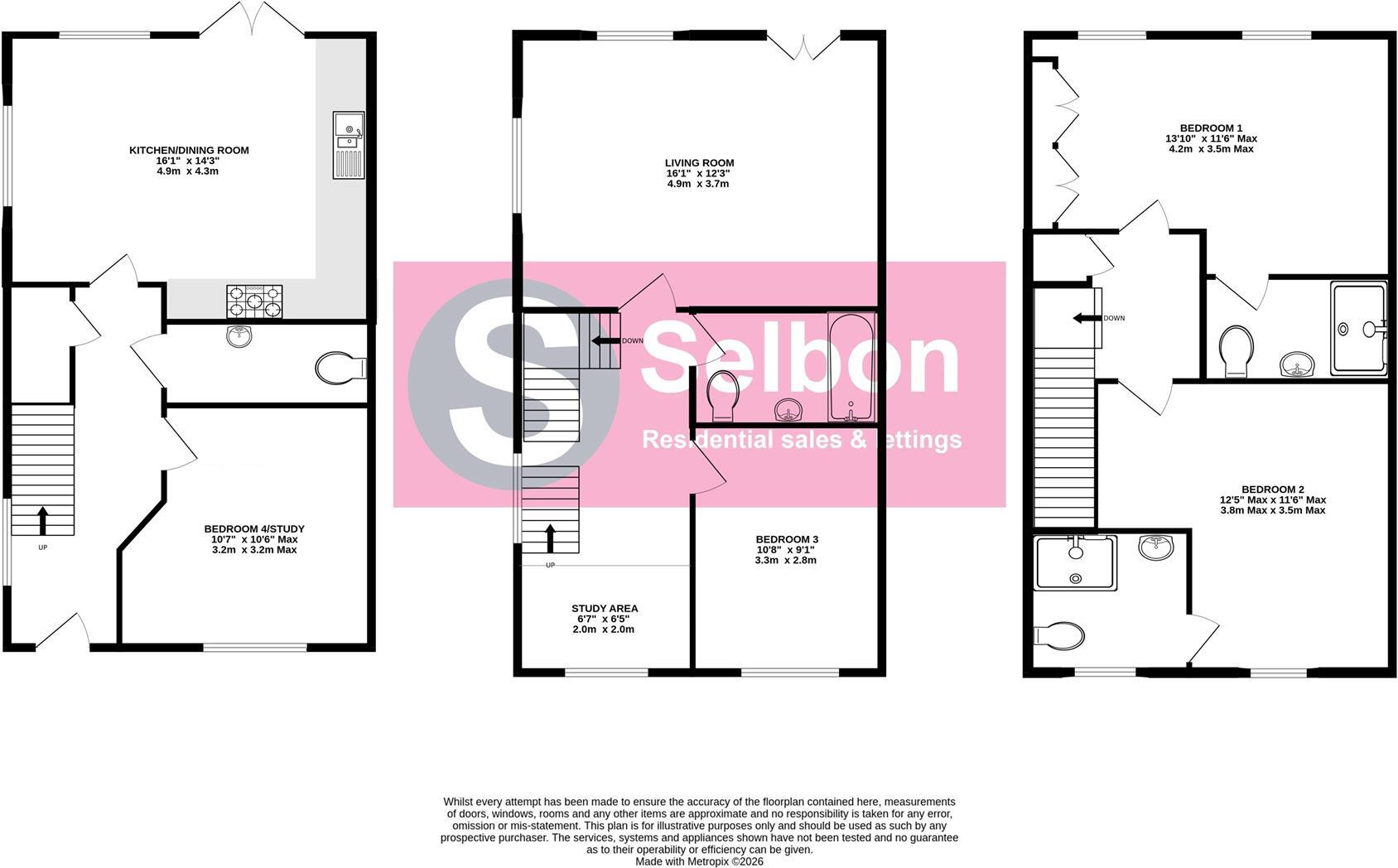Jubilee Drive, Church Crookham, Fleet floorplan