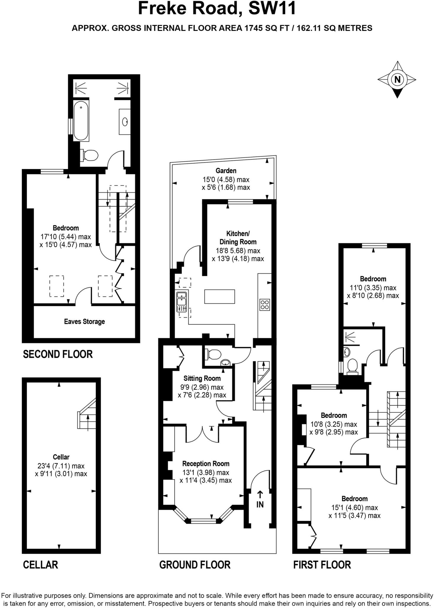 Freke Road, London, SW11 floorplan