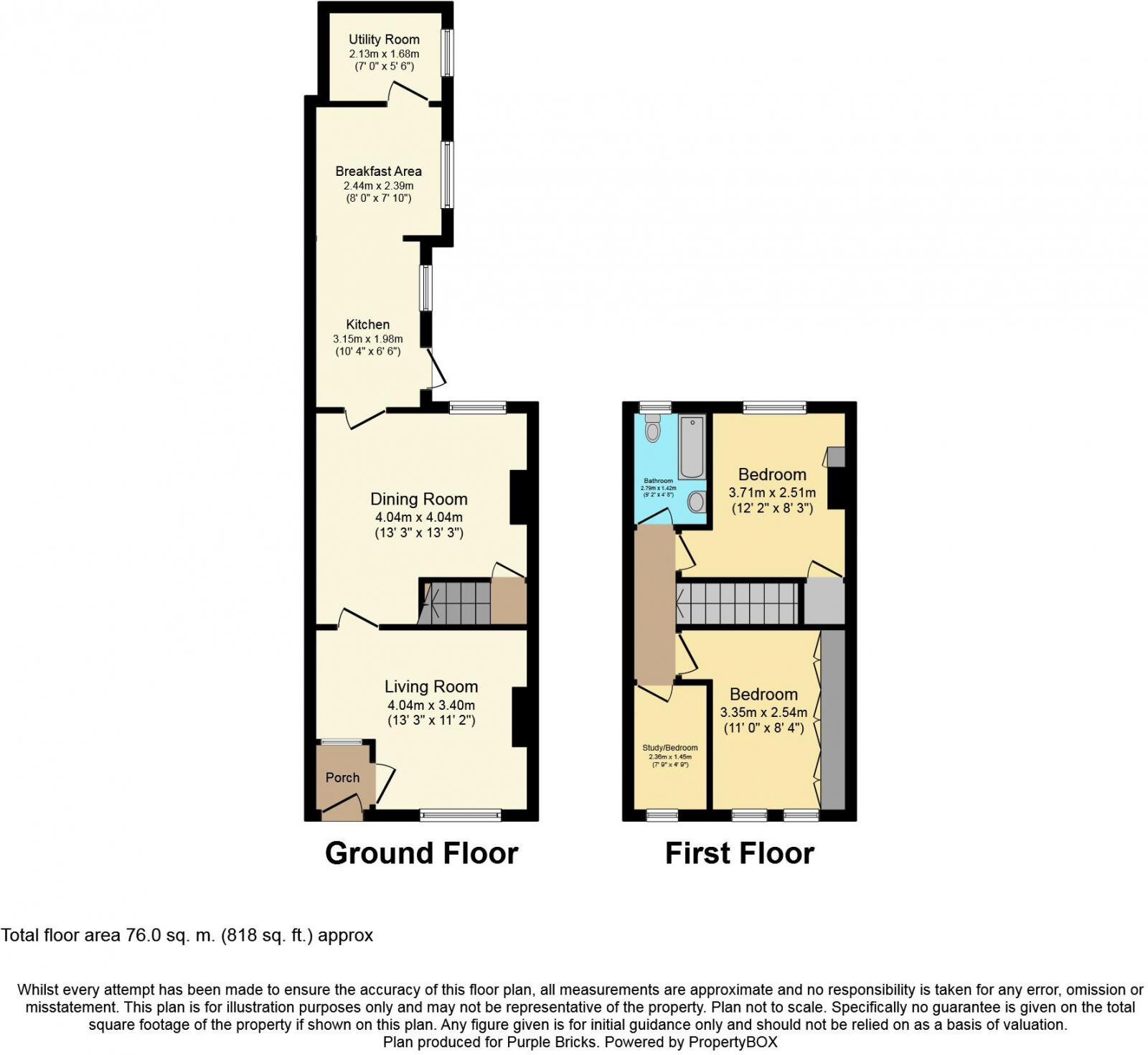 14 Partington Street, M40 2AQ floorplan