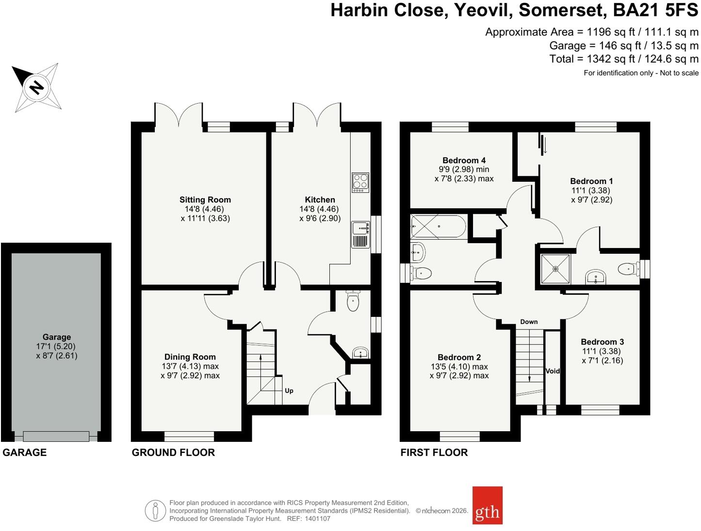 21, Harbin Close, Yeovil, Somerset, BA21 floorplan