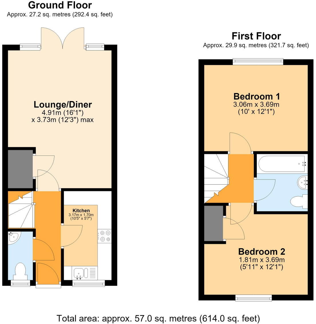 St John Avenue, Radyr, CF15 8GS floorplan