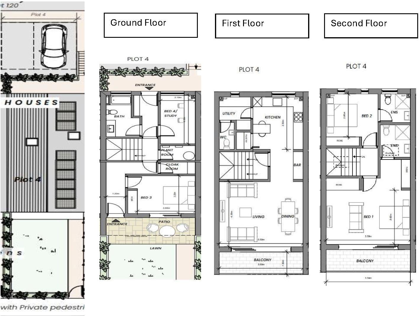 Plot 4, Roundham Mews, Alta Vista Road, Goodrington floorplan