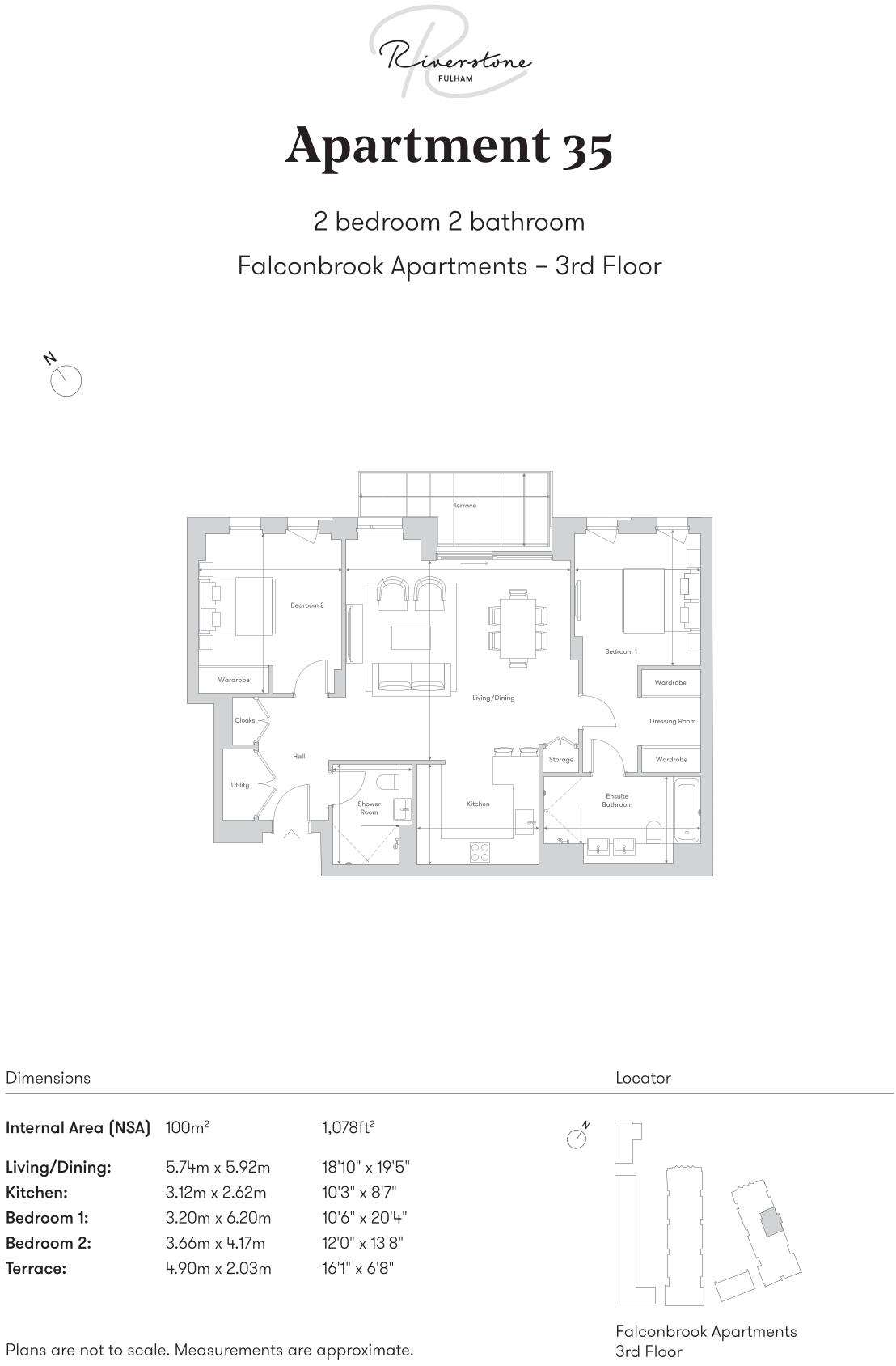 Central Avenue, London floorplan