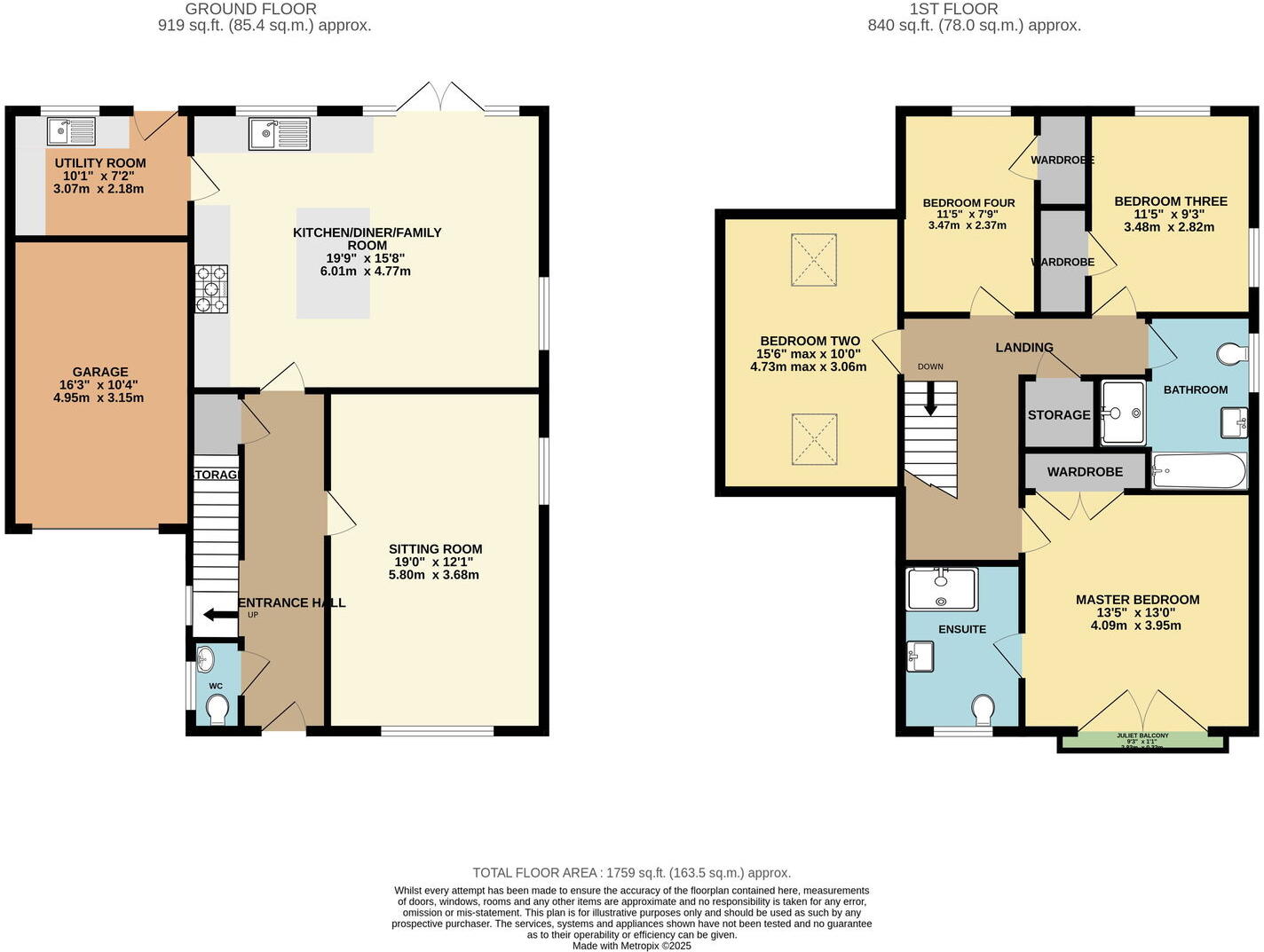 Kind Edward View, South Littleton, WR11 8UD floorplan