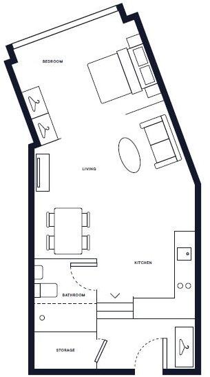 Whitworth Street West, Manchester, Greater Manchester, M1 floorplan