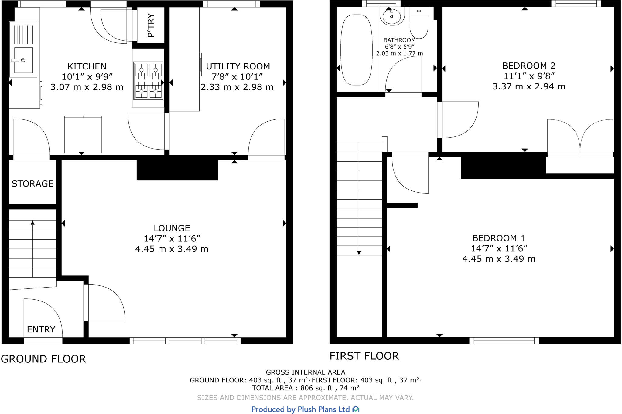 49, Holland Crescent, Barshare, Cumnock, East Ayrshire floorplan