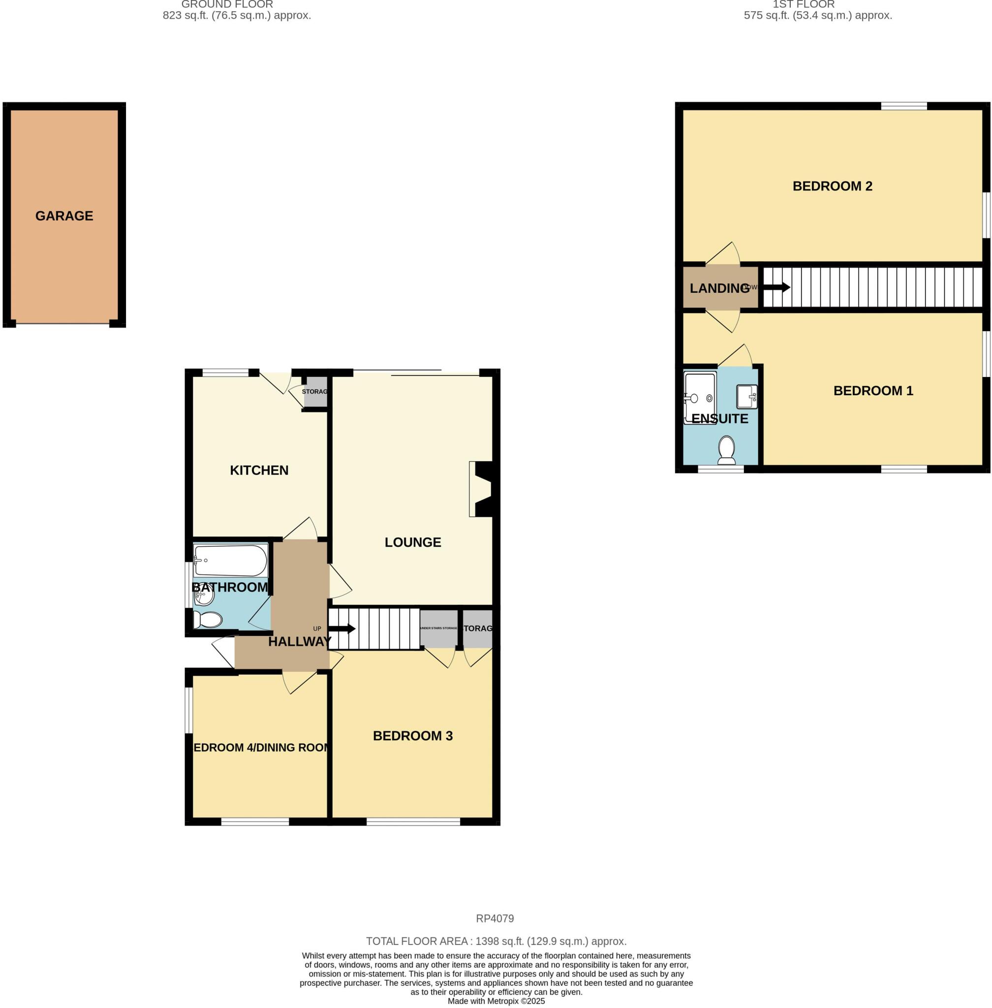 Cambrian Drive, Rhos on Sea floorplan