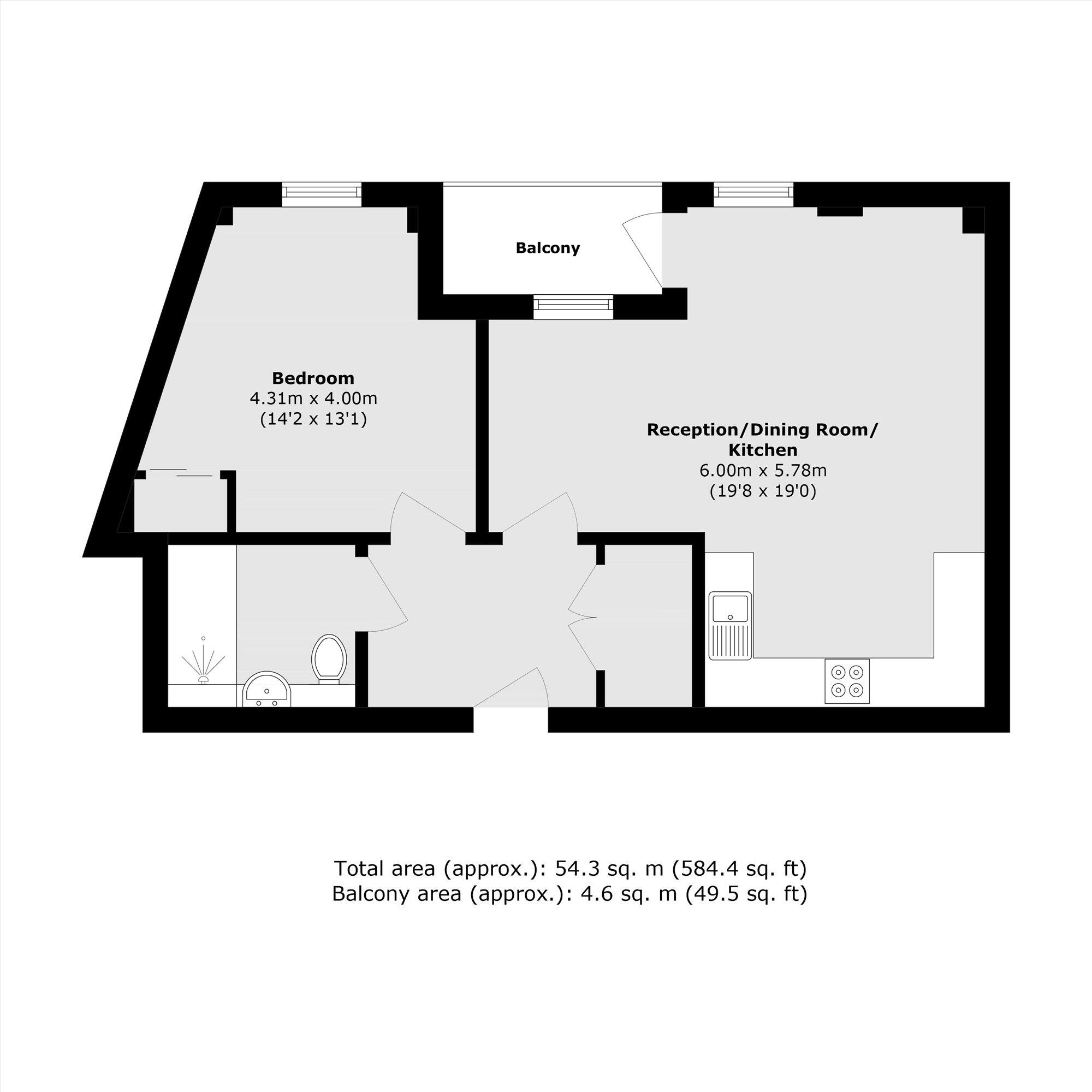 Narrowboat Avenue, Brentford floorplan