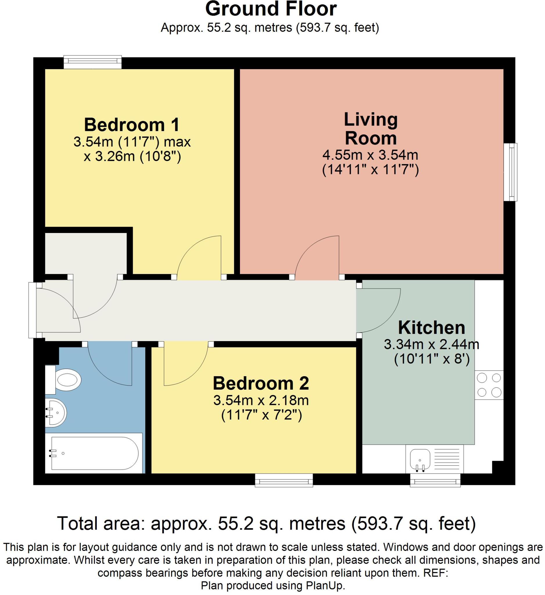 5 Elm Court, Elliott Park, Keswick, Cumbria, CA12 5NB floorplan
