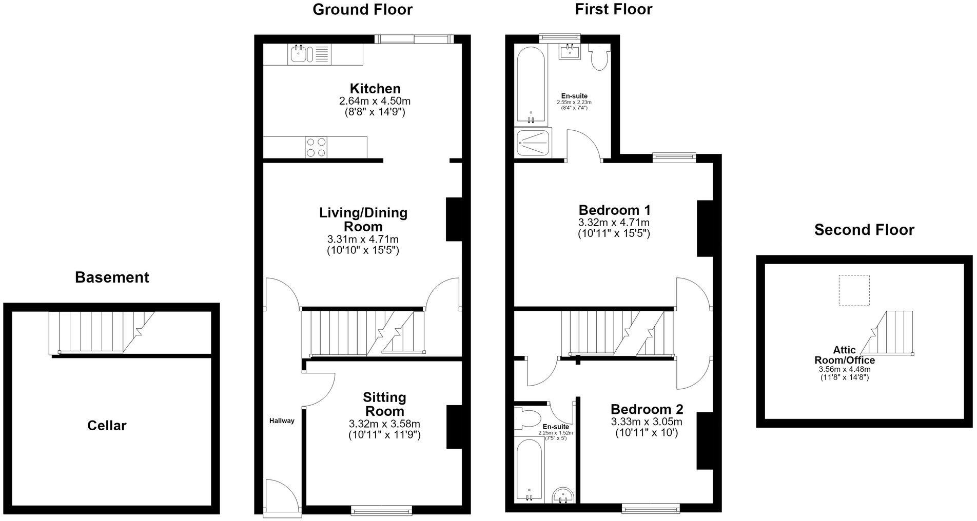 Southfield Street, Worcester, WR1 floorplan