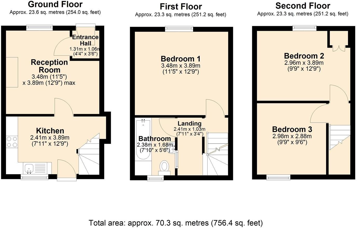 Chesterfield Road, Belper floorplan